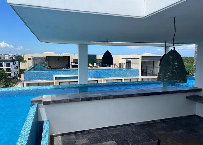 Moderno Y Espacioso Departamento En Aldea Zama Mexico Tulum