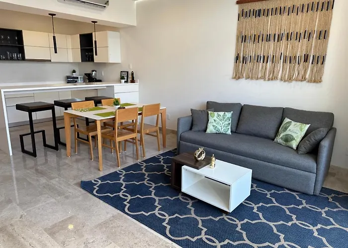Moderno Y Espacioso Departamento En Aldea Zama Mexico Apartamento *